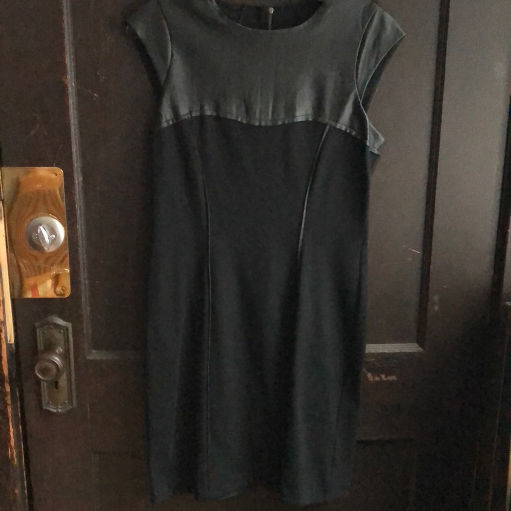 New With TAG, leather top dress! Ace Delivery